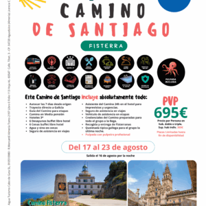 Camino de Santiago a Finisterre (INSCRIPCIONES ABIERTAS)