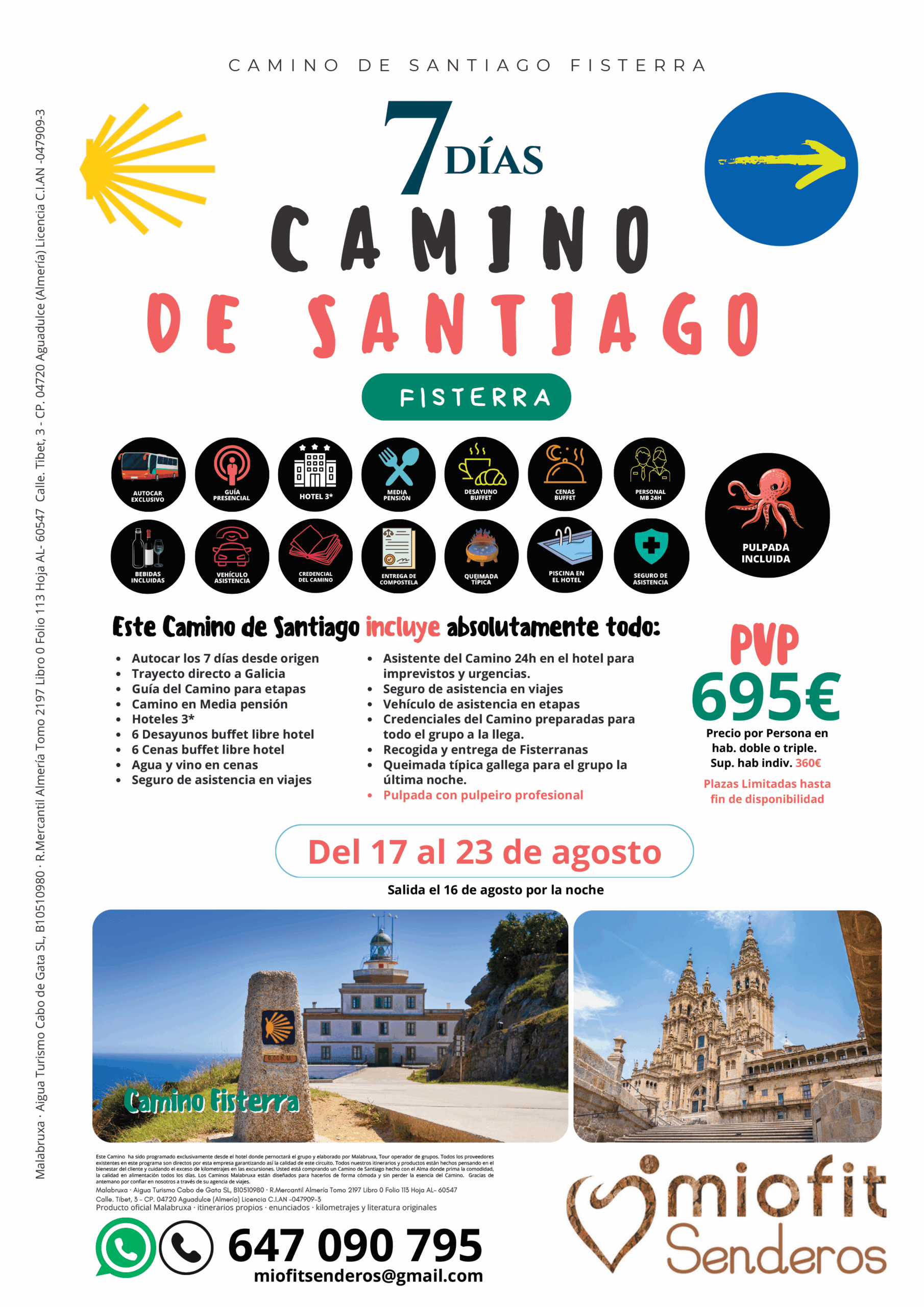 Camino de Santiago a Finisterre (INSCRIPCIONES ABIERTAS)